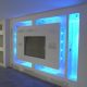 Meubles-TV-lumineux-8-1-80x80 Rénover un mur avec des panneaux en relief 