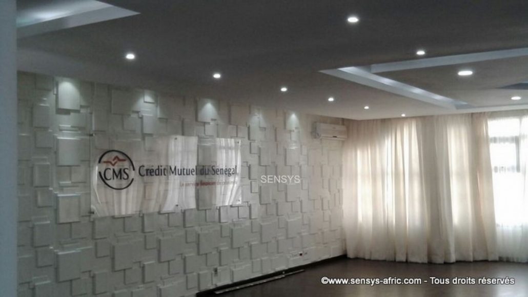 Revêtement-mural-Sensys-Crédit-Mutuel-du-Sénégal-2-1030x579 Rénovation d'intérieur Dakar, Sénégal  Sensys Afric - Laissez libre court à votre imagination