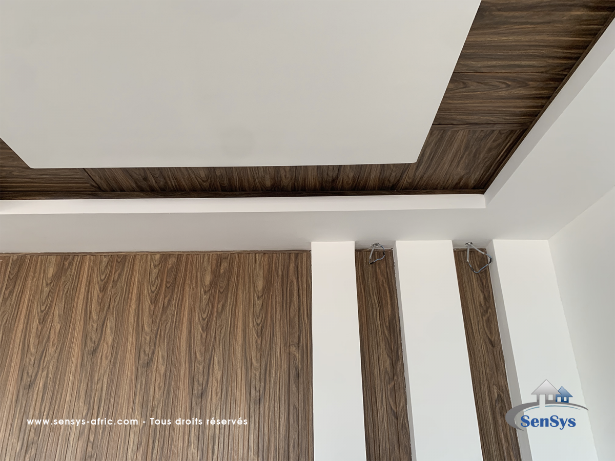 decoration-faux-plafond-bois-ajoure-dakar Faux Plafond en bois 